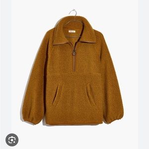 Madewell polartec half-zip jacket